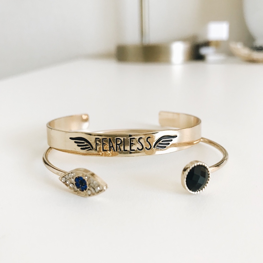 Gold Bracelet Set